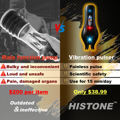 Male Excel Health - HISTONE™ Vibration Pulse Device, Home Therapy Device