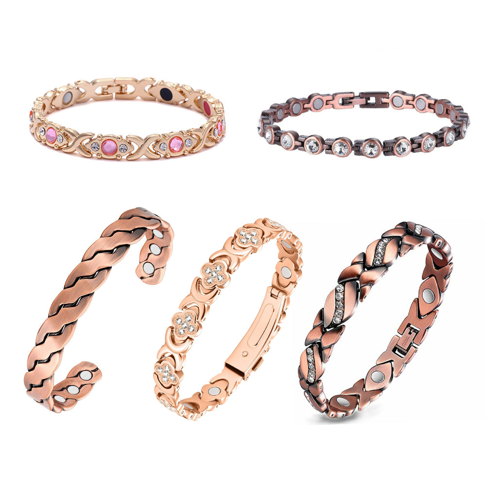 🔥Histone® Copper Bracelets for Women. Pure Copper Magnetic Bracelet with 3800 Gauss Effective Magnets