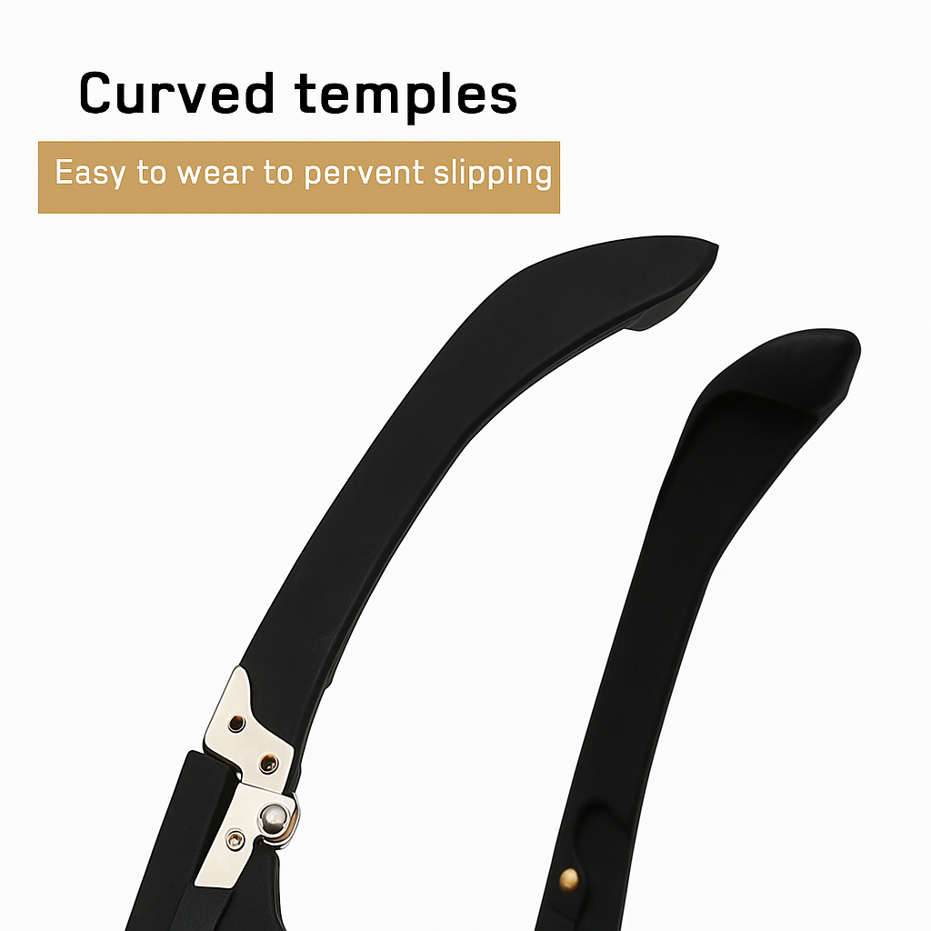 Foldable blue light blocking reading glasses