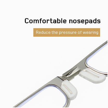 Foldable blue light blocking reading glasses