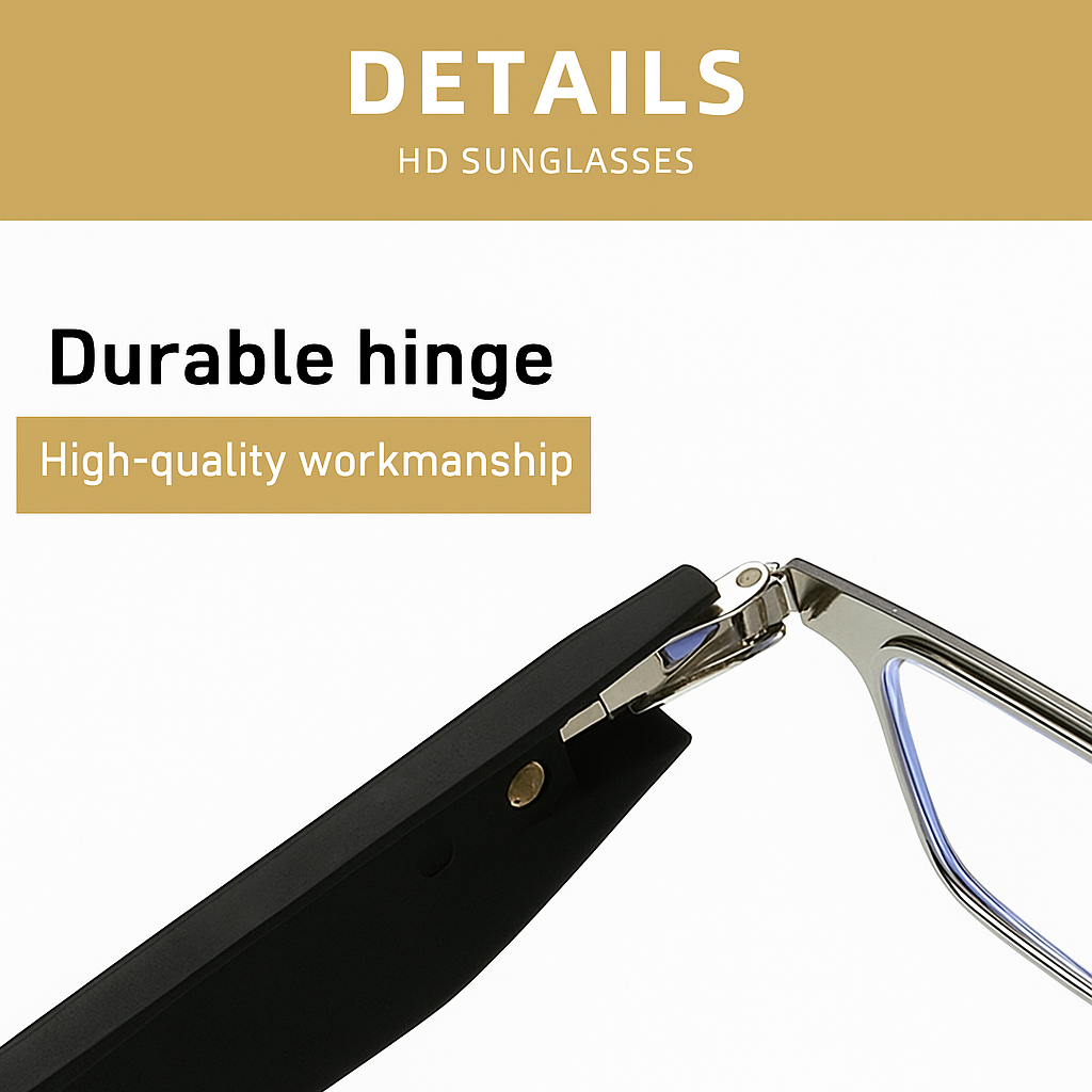 Foldable blue light blocking reading glasses