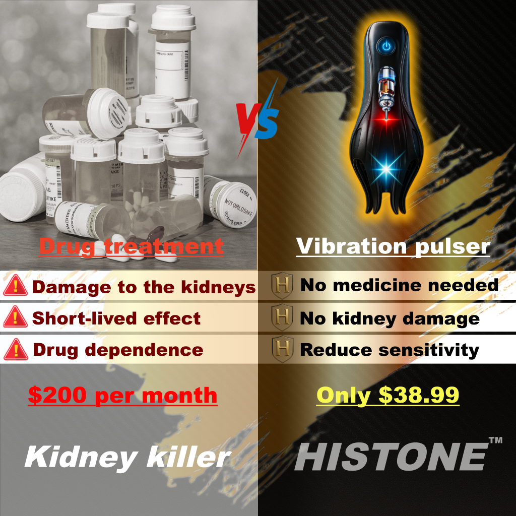 Male Excel Health - HISTONE™ Vibration Pulse Device, Home Therapy Device