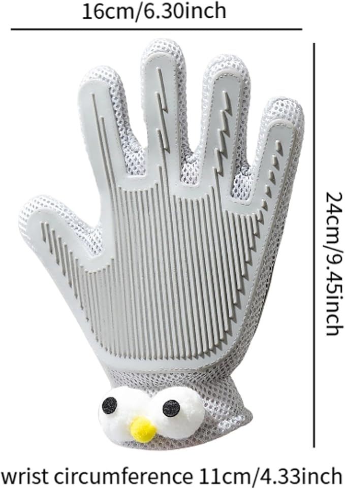 pet grooming gloves