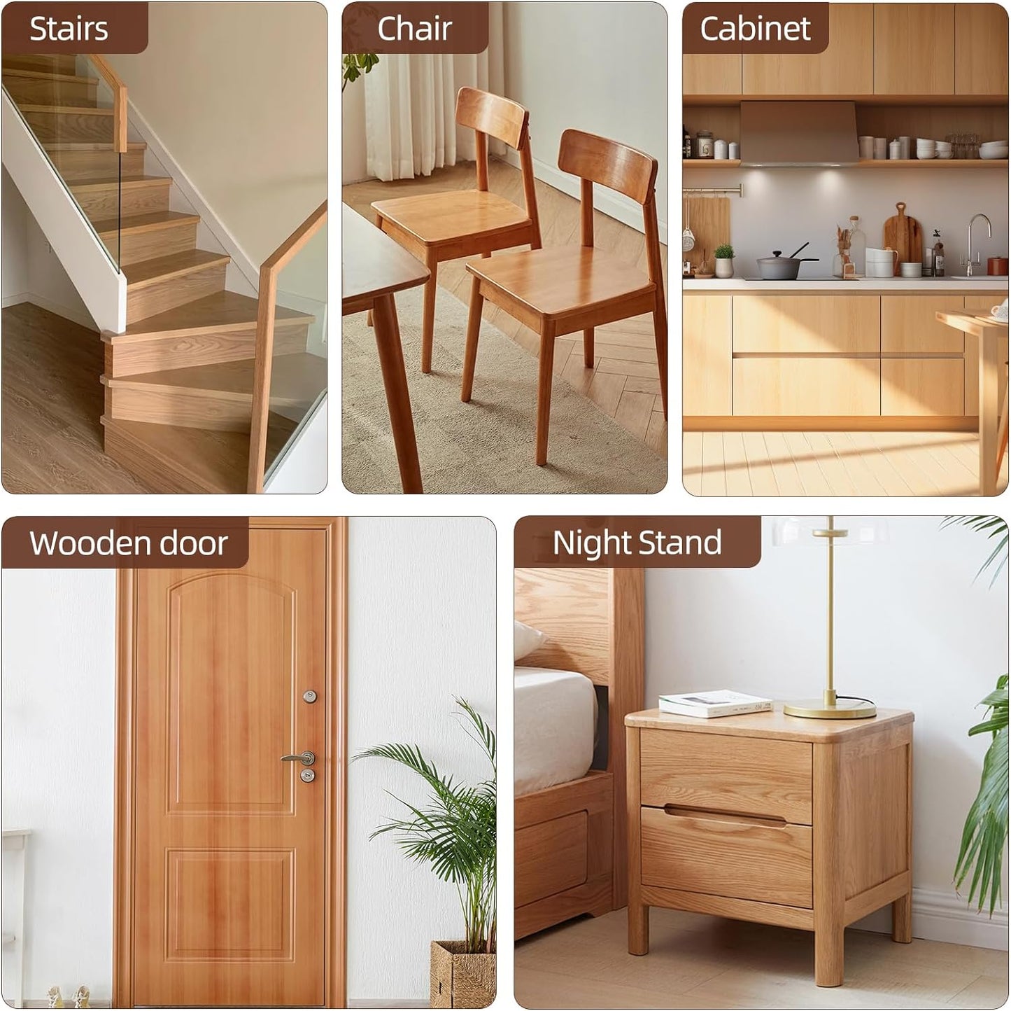 Wood Filler Sticks,12colors Wood Wax Crayons for Repairing Scratches