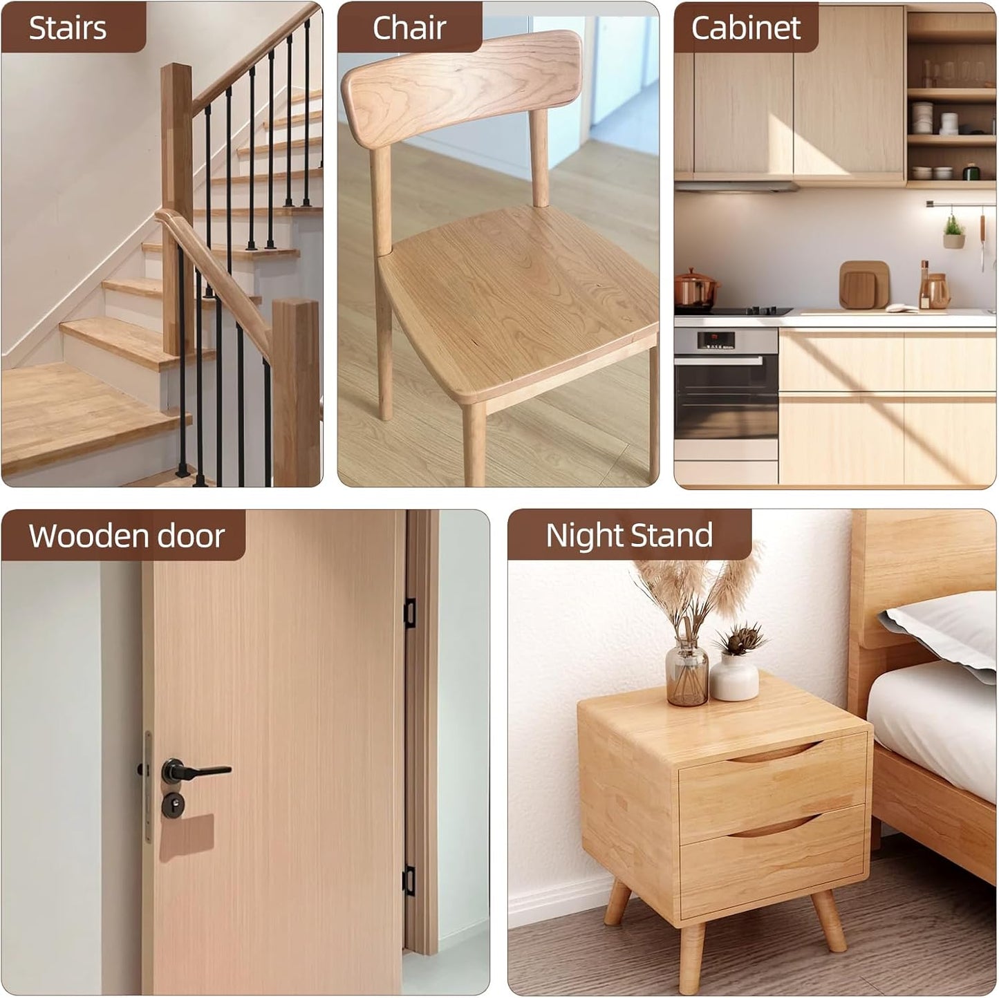 Wood Filler Sticks,12colors Wood Wax Crayons for Repairing Scratches