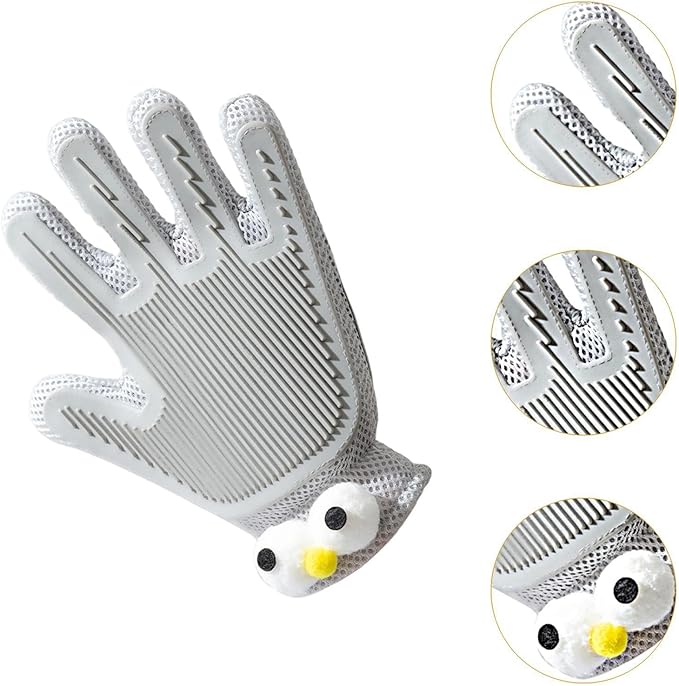 pet grooming gloves