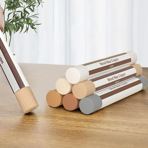 Wood Filler Sticks,12colors Wood Wax Crayons for Repairing Scratches