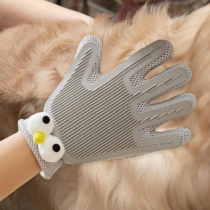 pet grooming gloves