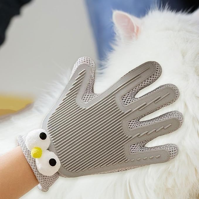pet grooming gloves