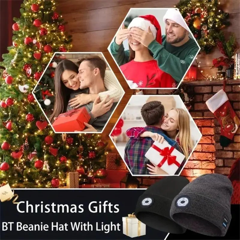 🎄Christmas Hot Sale 49% OFF-LED Bluetooth Beanie