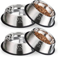 Stainless steel dog and cat bowl
