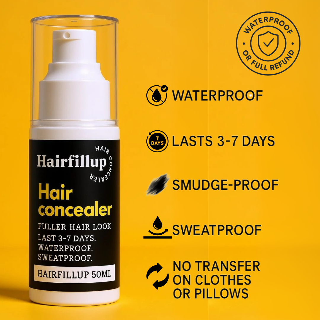 Hair Concealer BLACK 50ML - Waterproof 3–7 days.