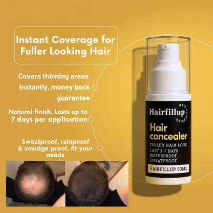 Hair Concealer BLACK 50ML - Waterproof 3–7 days.