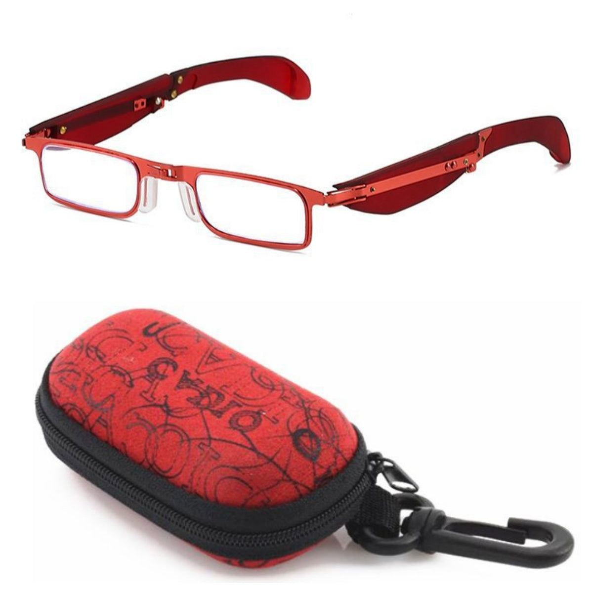 Foldable blue light blocking reading glasses