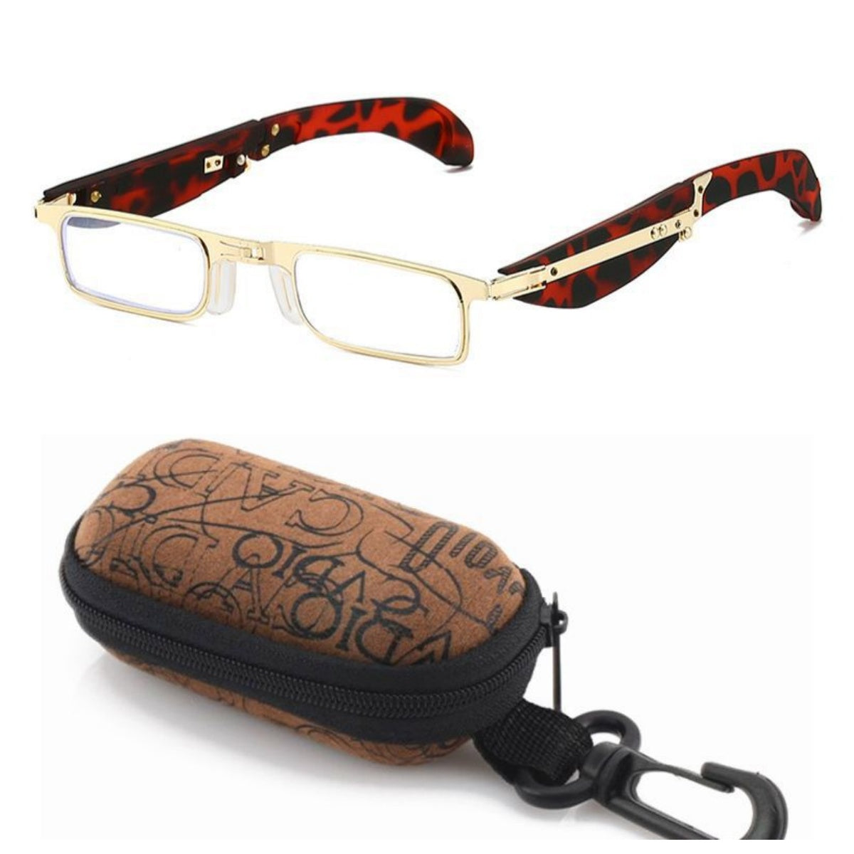 Foldable blue light blocking reading glasses