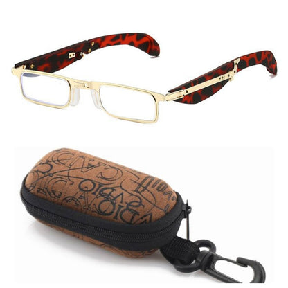 Foldable blue light blocking reading glasses