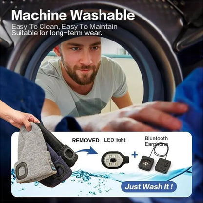 🎄Christmas Hot Sale 49% OFF-LED Bluetooth Beanie