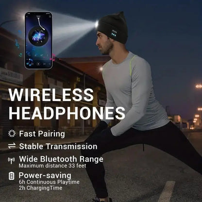 🎄Christmas Hot Sale 49% OFF-LED Bluetooth Beanie